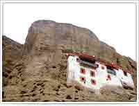 Cave Monastery / Shergol monastery in Ladakh